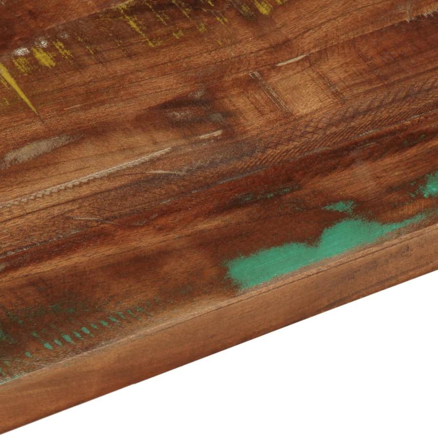 Tafelblad rechthoekig 70x50x3,8 cm massief gerecycled hout