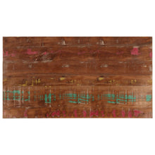 Tafelblad rechthoekig 110x50x3,8 cm massief gerecycled hout