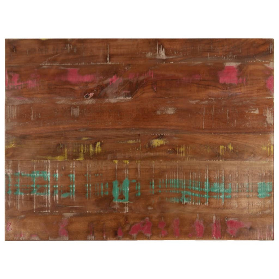 Tafelblad Rechthoekig 90X60X3,8 Cm Massief Gerecycled Hout Gerecycled Hout (Meerkleurig) 38 mm 90 x 60 cm