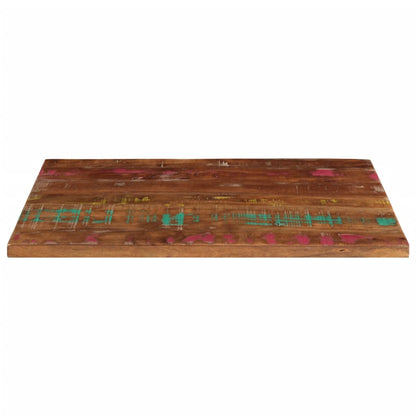 Tafelblad Rechthoekig 90X60X3,8 Cm Massief Gerecycled Hout Gerecycled Hout (Meerkleurig) 38 mm 90 x 60 cm