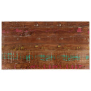 Tafelblad rechthoekig 100x60x3,8 cm massief gerecycled hout