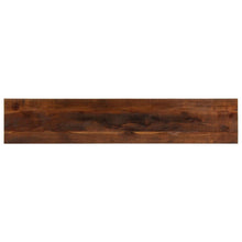 Tafelblad rechthoekig 180x40x2,5 cm massief gerecycled hout