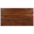 Tafelblad 110x50x2.5 cm massief gerecycled hout naturel
