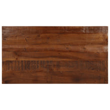 Tafelblad Rechthoekig 110X50X2,5 Cm Massief Gerecycled Hout Gerecycled Hout (Naturel) 25 mm