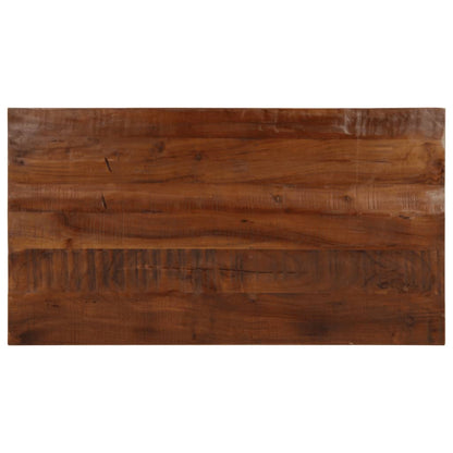 Tafelblad Rechthoekig 110X50X2,5 Cm Massief Gerecycled Hout Gerecycled Hout (Naturel) 25 mm