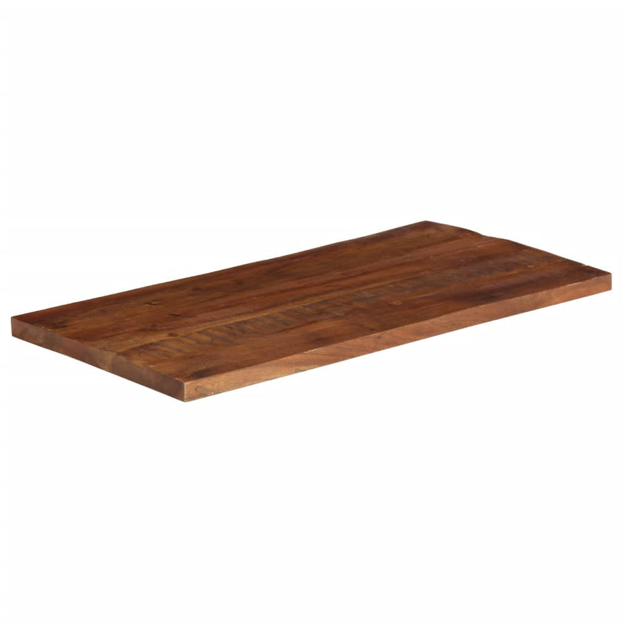 Tafelblad Rechthoekig 110X50X2,5 Cm Massief Gerecycled Hout Gerecycled Hout (Naturel) 25 mm