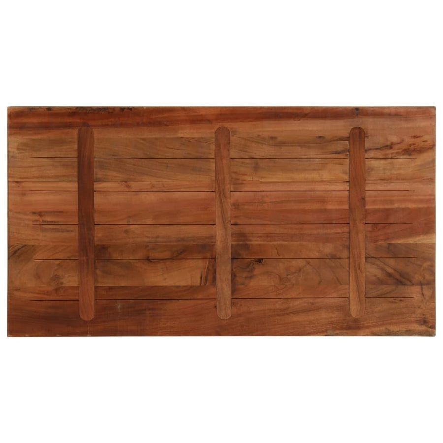 Tafelblad Rechthoekig 110X50X2,5 Cm Massief Gerecycled Hout Gerecycled Hout (Naturel) 25 mm
