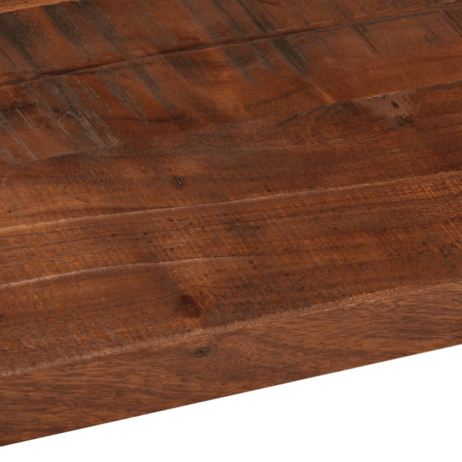 Tafelblad Rechthoekig 110X50X2,5 Cm Massief Gerecycled Hout Gerecycled Hout (Naturel) 25 mm