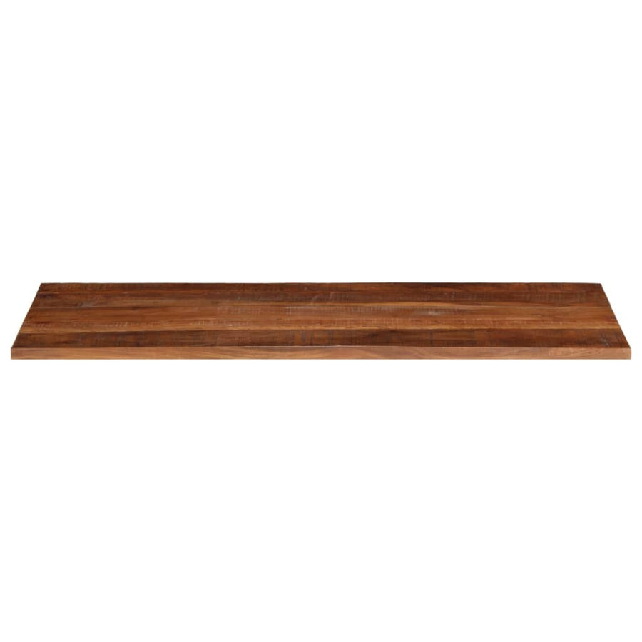 Tafelblad rechthoekig 140x50x2,5 cm massief gerecycled hout