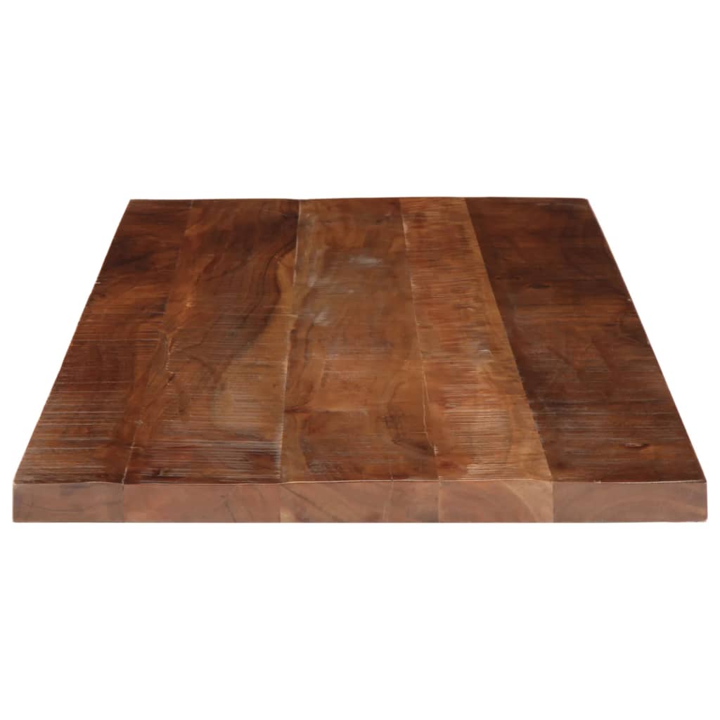 Tafelblad rechthoekig 140x50x2,5 cm massief gerecycled hout