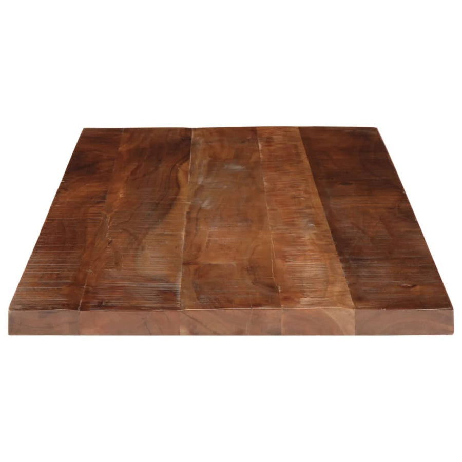 Tafelblad rechthoekig 140x50x2,5 cm massief gerecycled hout