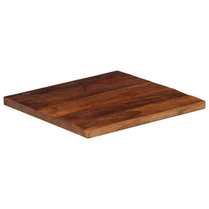 Tafelblad vierkant 60x60x2,5 cm massief gerecycled hout