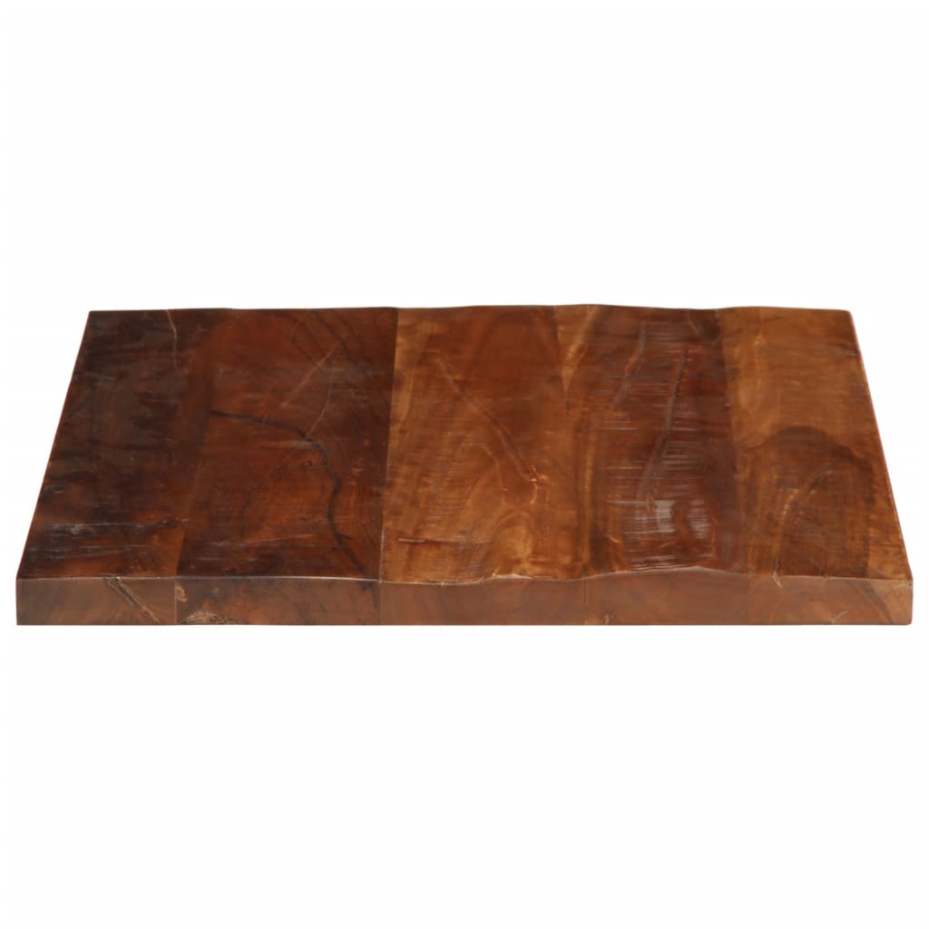 Tafelblad vierkant 60x60x2,5 cm massief gerecycled hout