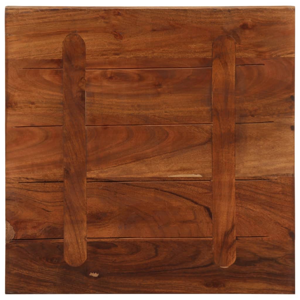 Tafelblad vierkant 60x60x2,5 cm massief gerecycled hout