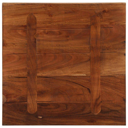 Tafelblad vierkant 60x60x2,5 cm massief gerecycled hout