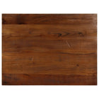 Tafelblad 80x60x2,5 cm massief gerecycled hout