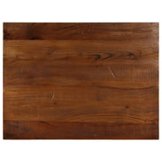 Tafelblad 80x60x2,5 cm massief gerecycled hout