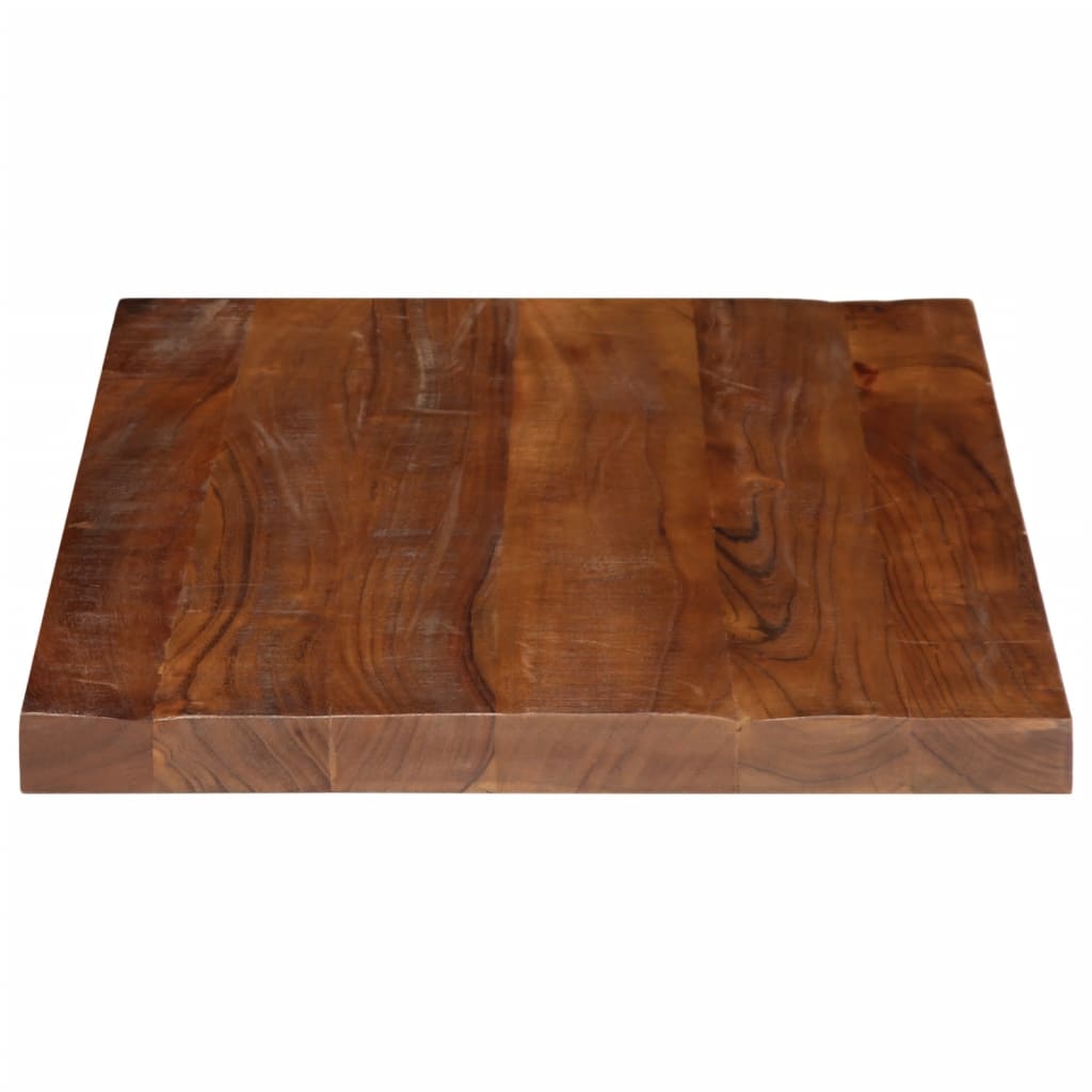 Tafelblad Rechthoekig 80X60X2,5 Cm Bruin 80 x 60 x 2.5 cm massief gerecycled hout
