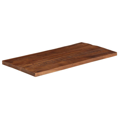 Tafelblad Rechthoekig 110X60X2,5 Cm Bruin 110 x 60 x 2.5 cm massief gerecycled hout