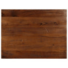 Tabletop rectangular 80x70x2.5 cm solid recycled wood