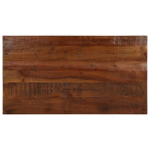 Tafelblad rechthoekig 100x70x2,5 cm massief gerecycled hout
