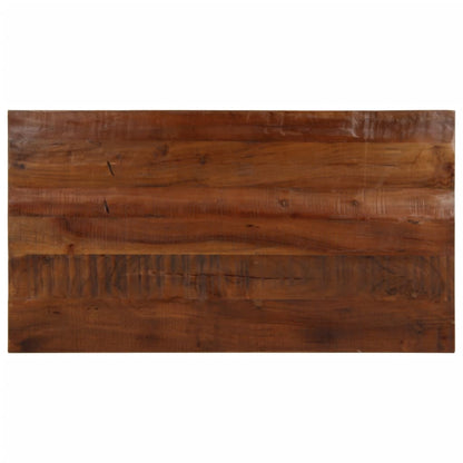 Tafelblad Rechthoekig 120X70X2,5 Cm Massief Gerecycled Hout Gerecycled Hout (Naturel) 25 mm