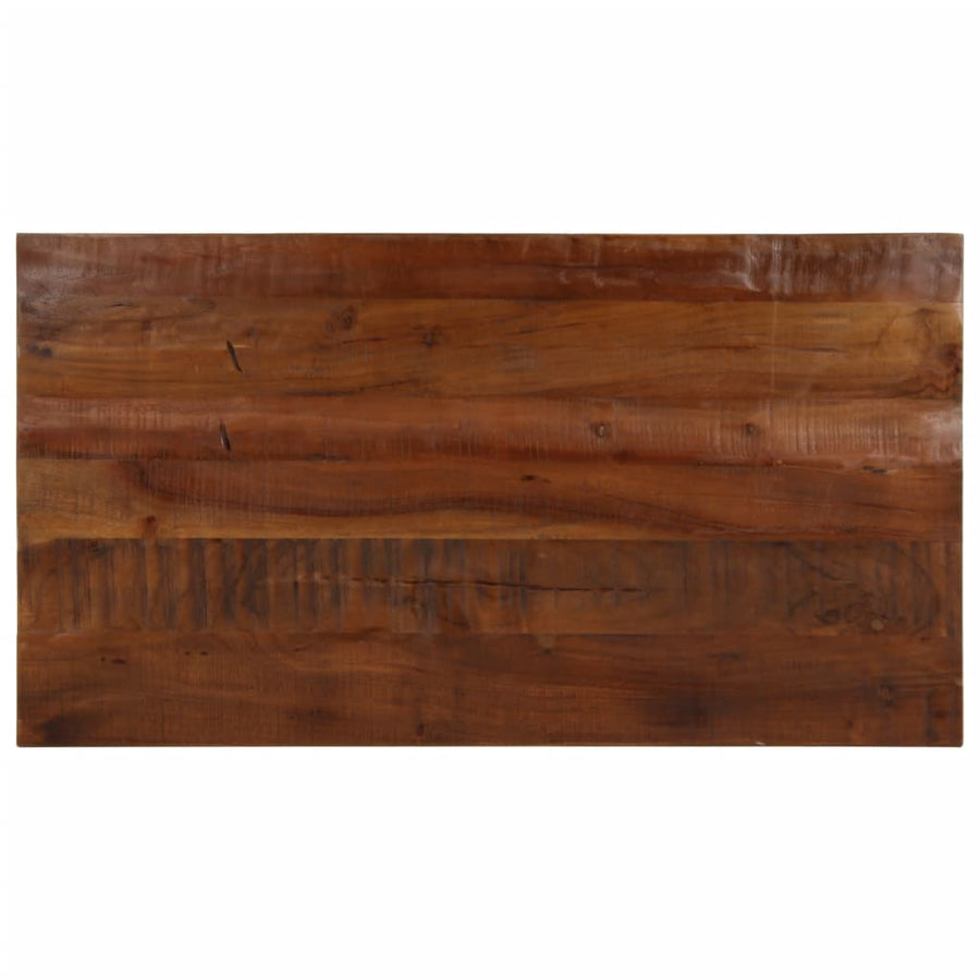 Tafelblad Rechthoekig 120X70X2,5 Cm Massief Gerecycled Hout Gerecycled Hout (Naturel) 25 mm