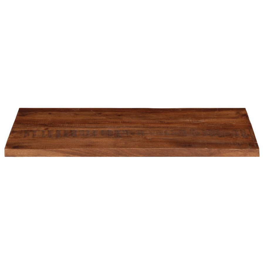 Tafelblad Rechthoekig 120X70X2,5 Cm Massief Gerecycled Hout Gerecycled Hout (Naturel) 25 mm