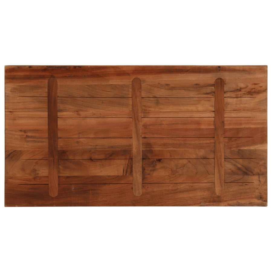 Tafelblad Rechthoekig 120X70X2,5 Cm Massief Gerecycled Hout Gerecycled Hout (Naturel) 25 mm