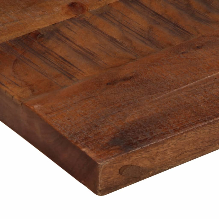 Tafelblad Rechthoekig 120X70X2,5 Cm Massief Gerecycled Hout Gerecycled Hout (Naturel) 25 mm