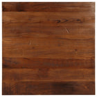 Tabletop square 80x80x2.5 cm solid reclaimed wood