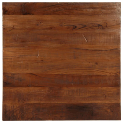 Tafelblad vierkant 80x80x2,5 cm massief gerecycled hout