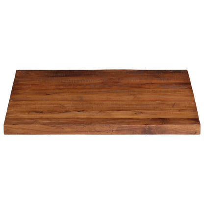 Tafelblad vierkant 80x80x2,5 cm massief gerecycled hout