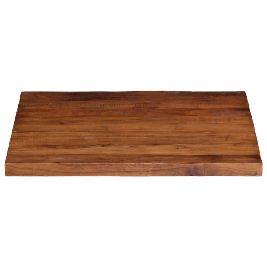Tafelblad vierkant 80x80x2,5 cm massief gerecycled hout