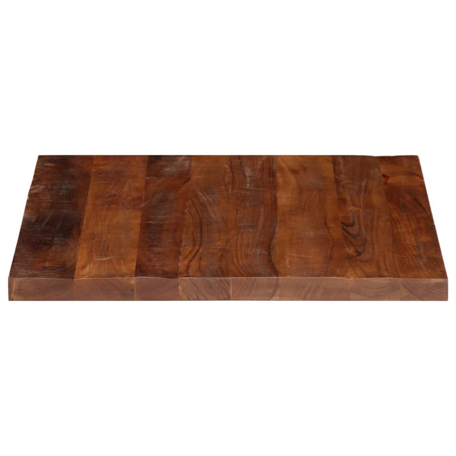 Tafelblad vierkant 80x80x2,5 cm massief gerecycled hout