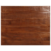 Rectangular tabletop 90x80x2.5 cm solid recycled wood