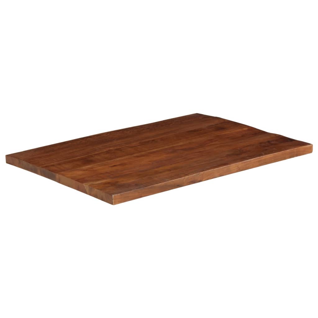 Tafelblad Rechthoekig 100X80X2,5 Cm Massief Gerecycled Hout Gerecycled Hout (Naturel) 25 mm