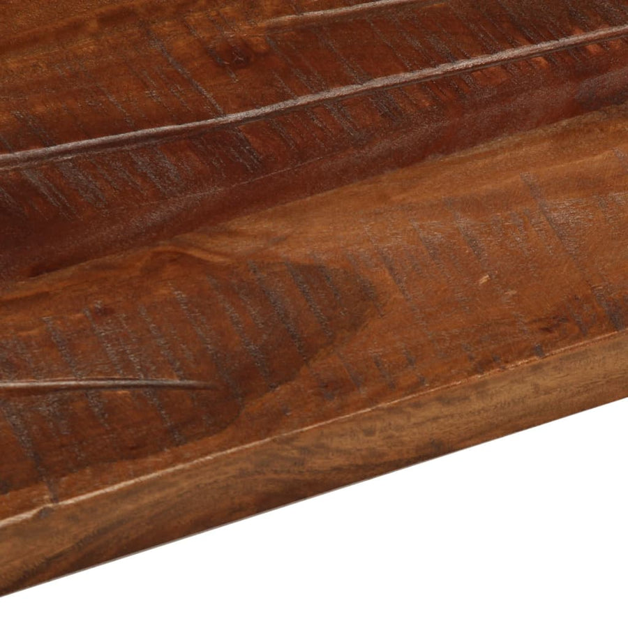 Tafelblad Rechthoekig 100X80X2,5 Cm Massief Gerecycled Hout Gerecycled Hout (Naturel) 25 mm