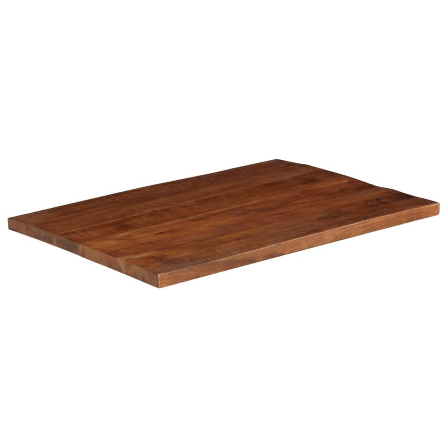 Tafelblad Rechthoekig 110X80X2,5 Cm Massief Gerecycled Hout Gerecycled Hout (Naturel) 25 mm