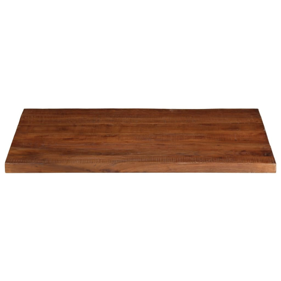 Tafelblad Rechthoekig 110X80X2,5 Cm Massief Gerecycled Hout Gerecycled Hout (Naturel) 25 mm