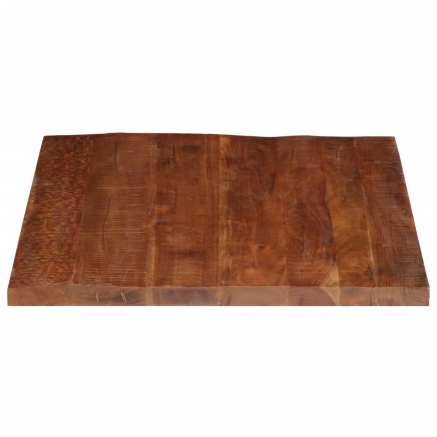 Tafelblad Rechthoekig 110X80X2,5 Cm Massief Gerecycled Hout Gerecycled Hout (Naturel) 25 mm
