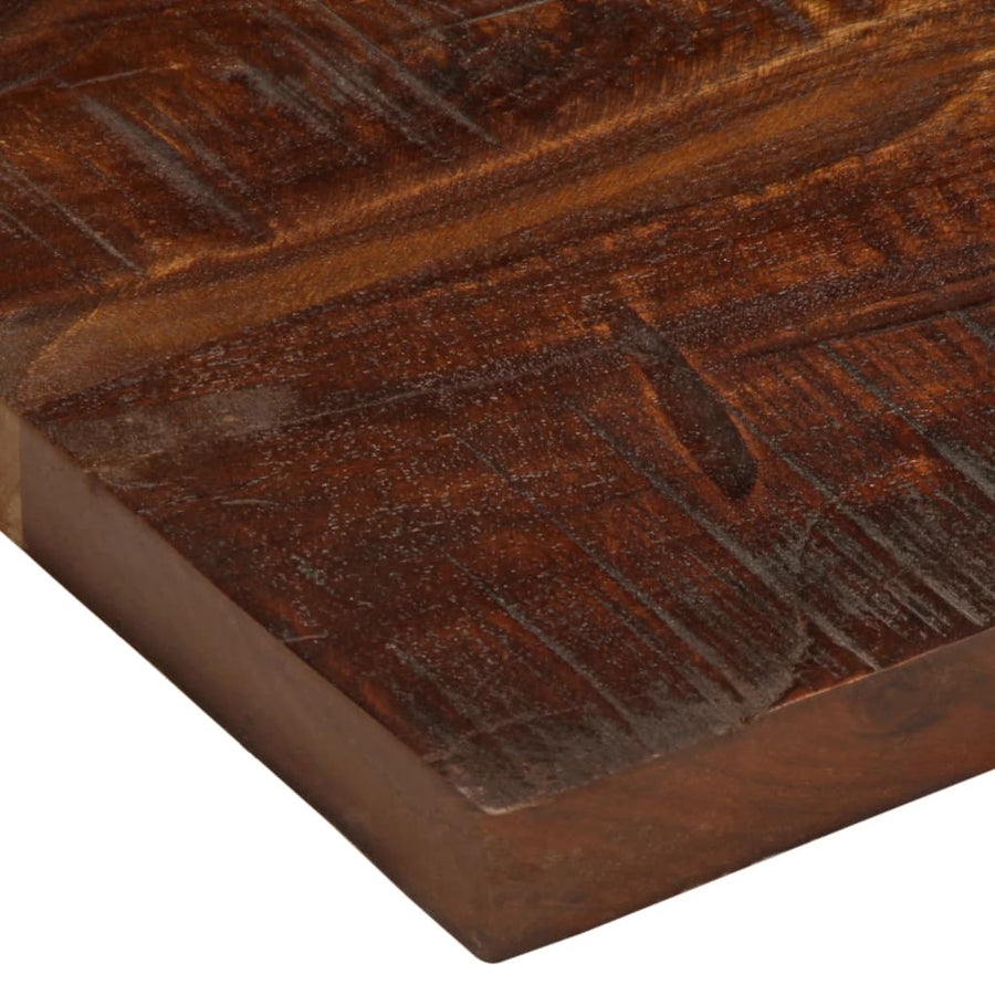 Tafelblad rechthoekig 40x20x3,8 cm massief gerecycled hout