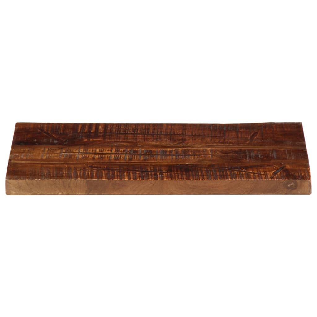 Tafelblad rechthoekig 50x20x3,8 cm massief gerecycled hout