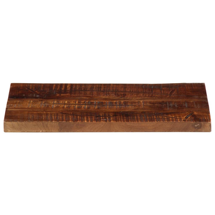Tafelblad rechthoekig 50x20x3,8 cm massief gerecycled hout