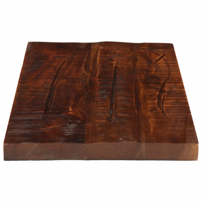 Tafelblad rechthoekig 50x20x3,8 cm massief gerecycled hout