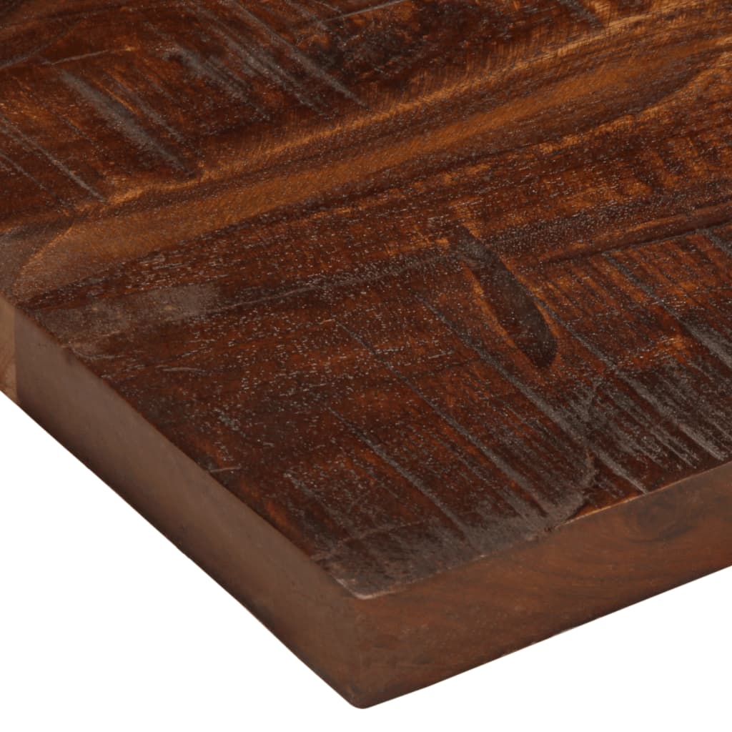 Tafelblad rechthoekig 50x20x3,8 cm massief gerecycled hout