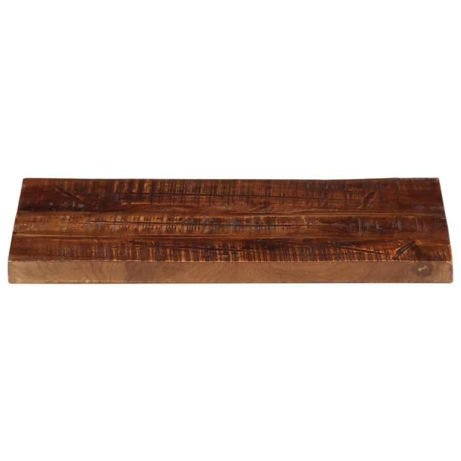 Tafelblad rechthoekig 60x20x3,8 cm massief gerecycled hout