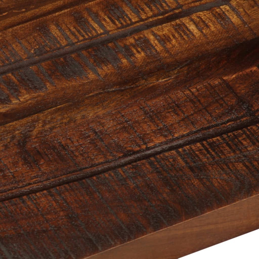Tafelblad rechthoekig 60x20x3,8 cm massief gerecycled hout