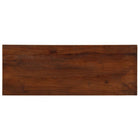 Tabletop rectangular 80x20x3.8 cm solid reclaimed wood