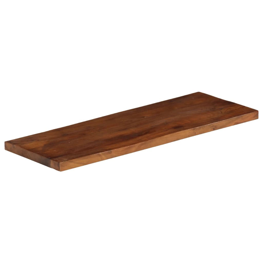 Tafelblad rechthoekig 80x20x3,8 cm massief gerecycled hout